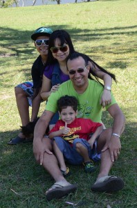 Chinaider e família (Foto: Rogério)