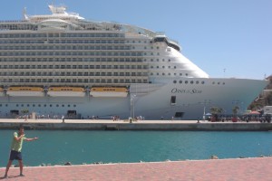 Renan no Oasis of the Seas: mais de 5400 pessoas no navio